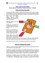 Los anillos de Saturno