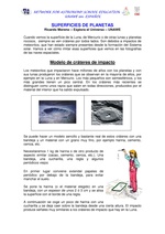 Las superficies planetarias