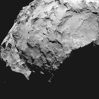 ‘J’ marca la posición para la sonda de Rosetta